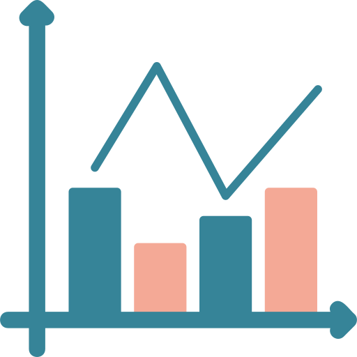 gráfico de barras icono gratis