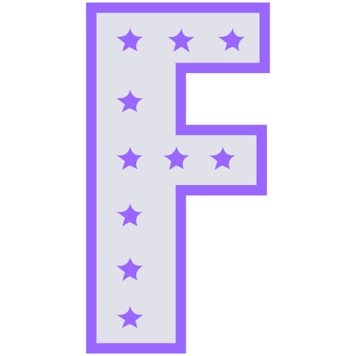 Letter f - Free shapes and symbols icons