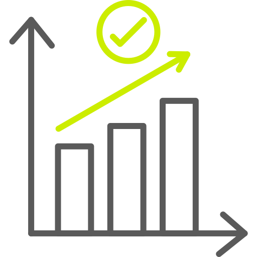 gráfico de barras icono gratis