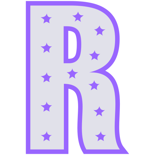 Letter r - Free shapes and symbols icons