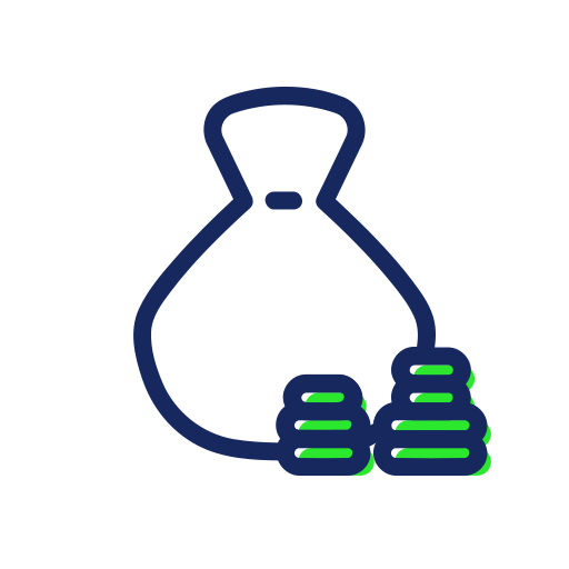 monedas icono gratis