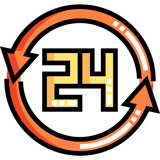 24 heures Icône gratuit 24 heures Icône gratuit