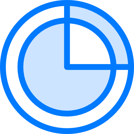 gráfico circular icono gratis