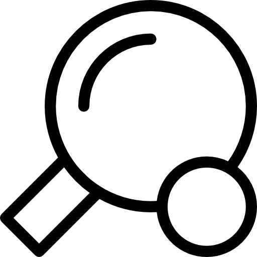 tenis de mesa icono gratis