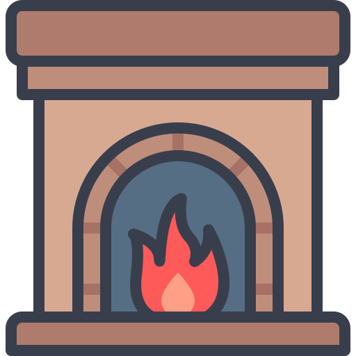 chimenea icono gratis