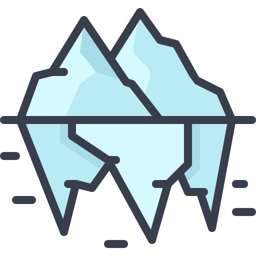 iceberg icono gratis