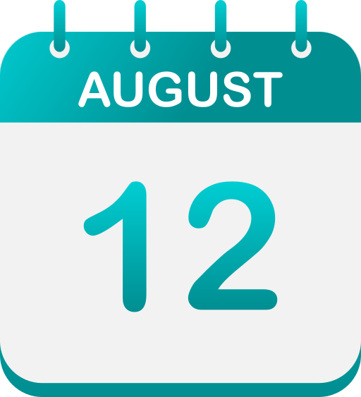 12 de agosto grátis ícone 12 de agosto grátis ícone