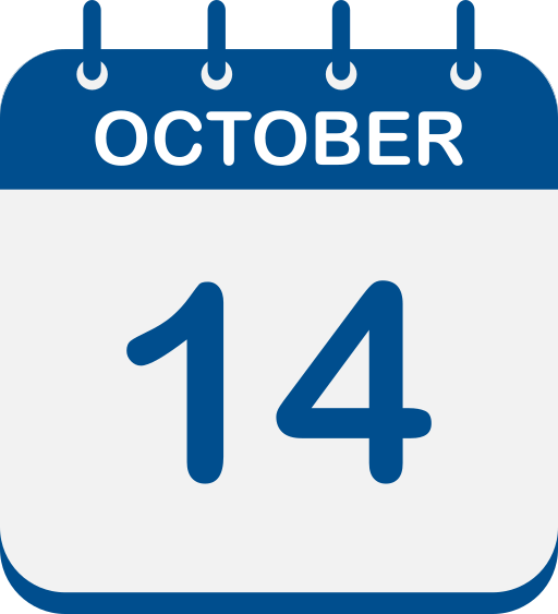 14 octobre Icône gratuit