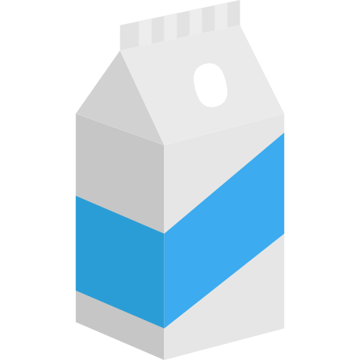 Milk free icon Milk free icon