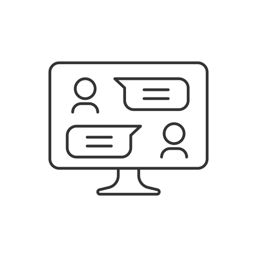 comunicação grátis ícone