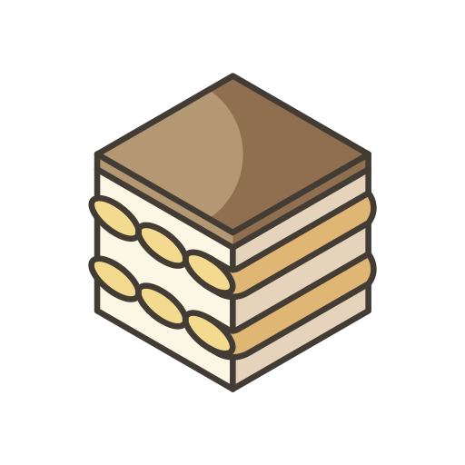 tiramisu icono gratis