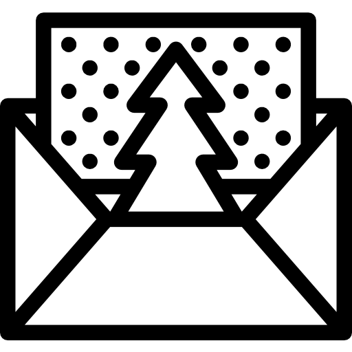 tarjeta de navidad icono gratis