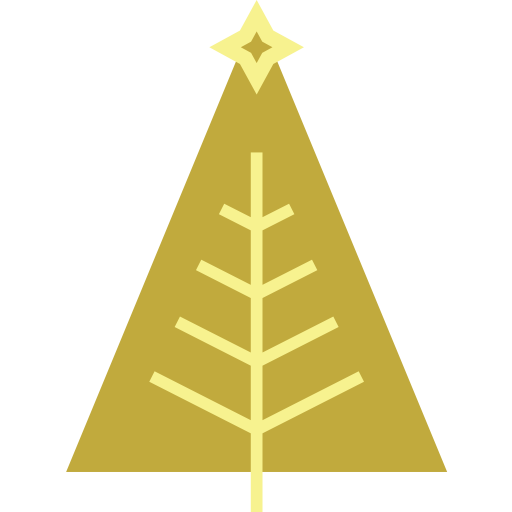 árbol de navidad icono gratis