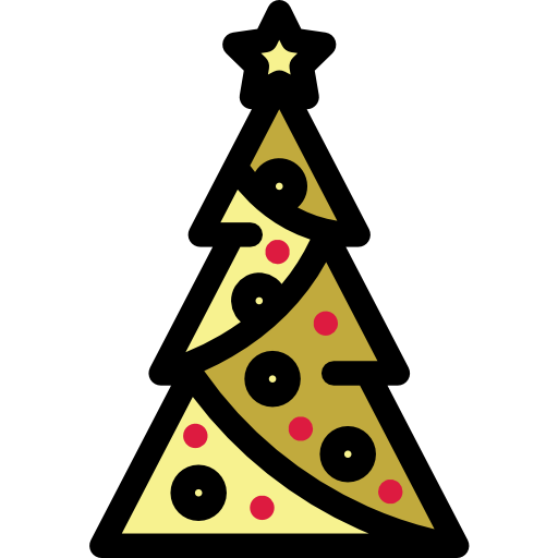 árbol de navidad icono gratis