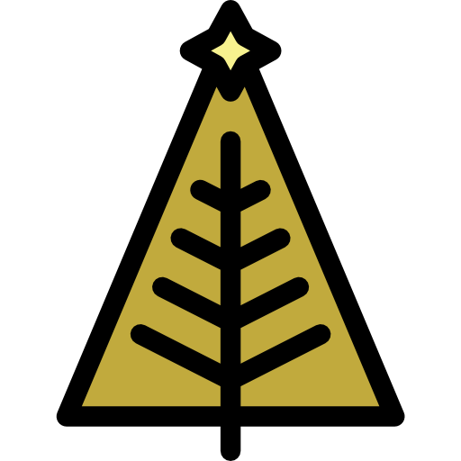 árbol de navidad icono gratis