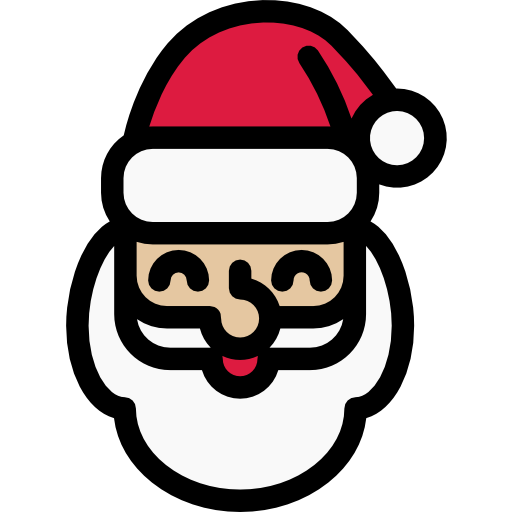 papá noel icono gratis