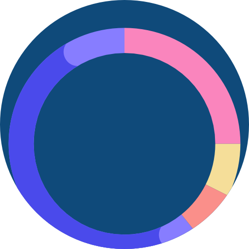 gráfico circular icono gratis