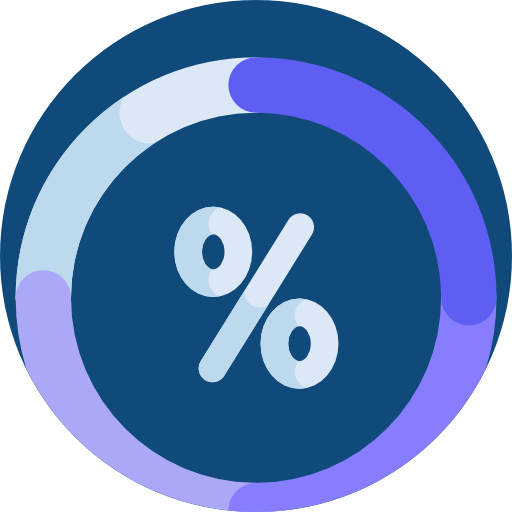 Percentage - Free interface icons