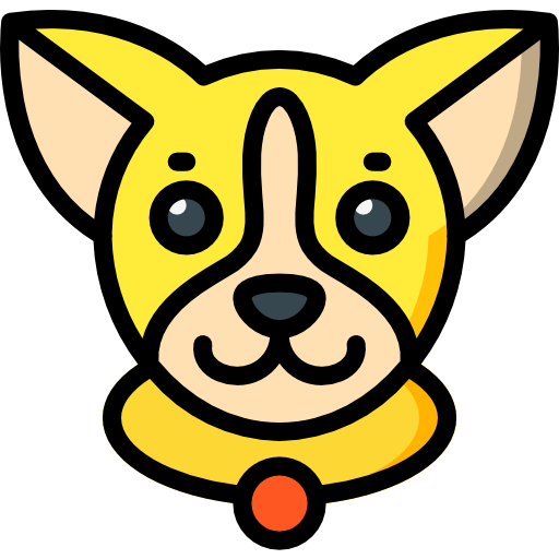 Dog Basic Miscellany Lineal Color icon