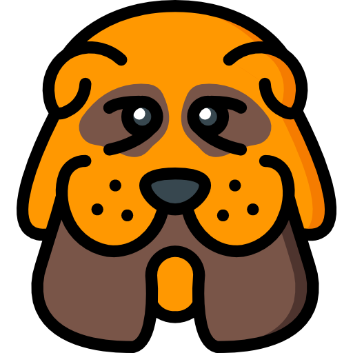 Dog Basic Miscellany Lineal Color icon