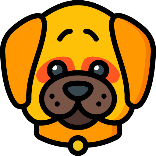 Dog Basic Miscellany Lineal Color icon