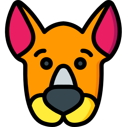 Dog Basic Miscellany Lineal Color icon