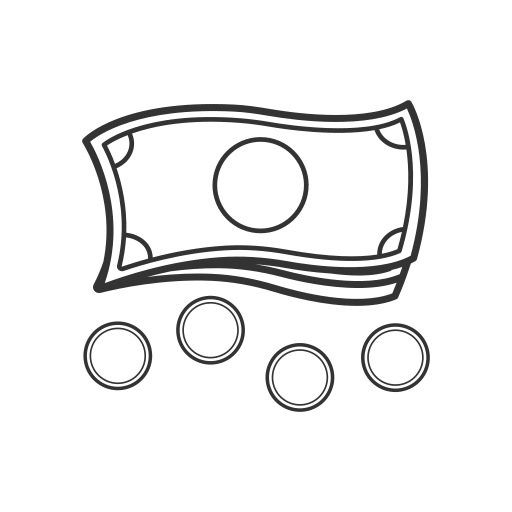 dinero icono gratis
