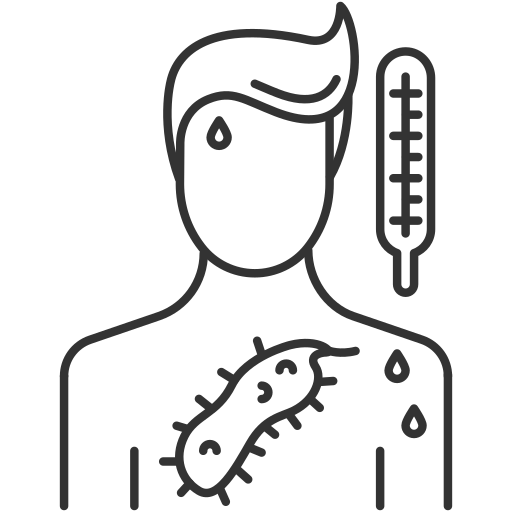 infección icono gratis