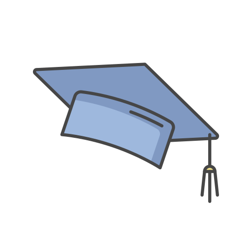 gorro de graduación icono gratis