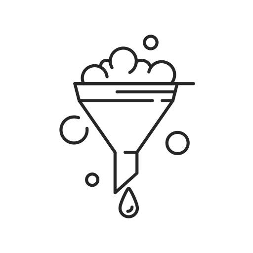 Filtration free icon