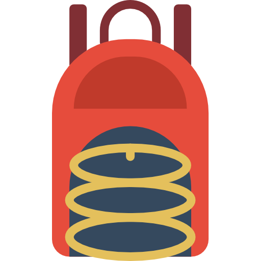 mochila icono gratis