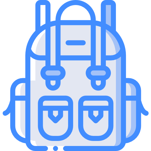 mochila icono gratis