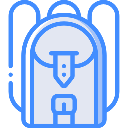 mochila icono gratis