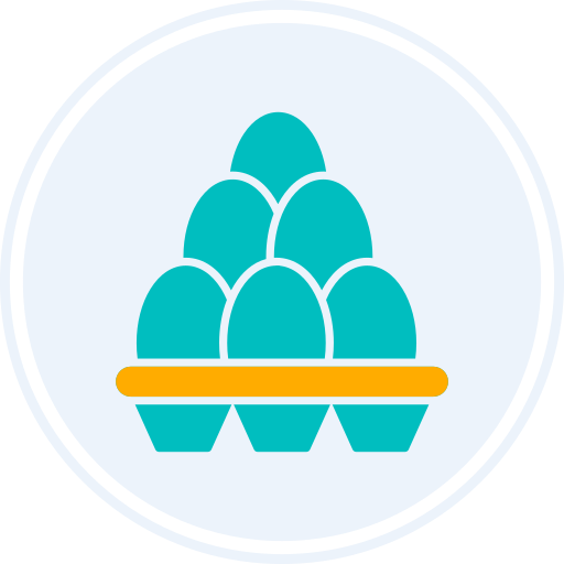 Egg carton free icon Egg carton free icon