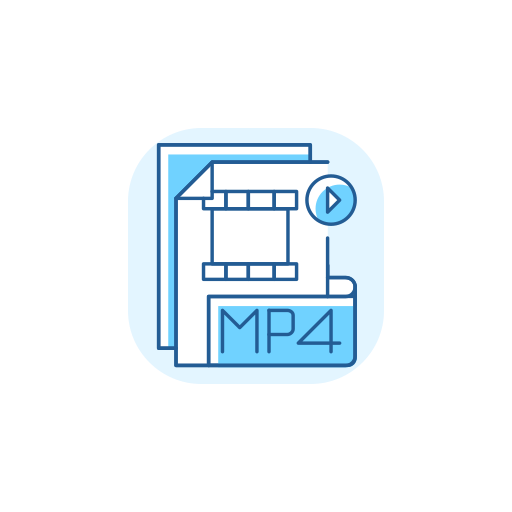 mp4 icono gratis