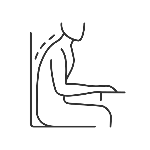 Posture free icon Posture free icon