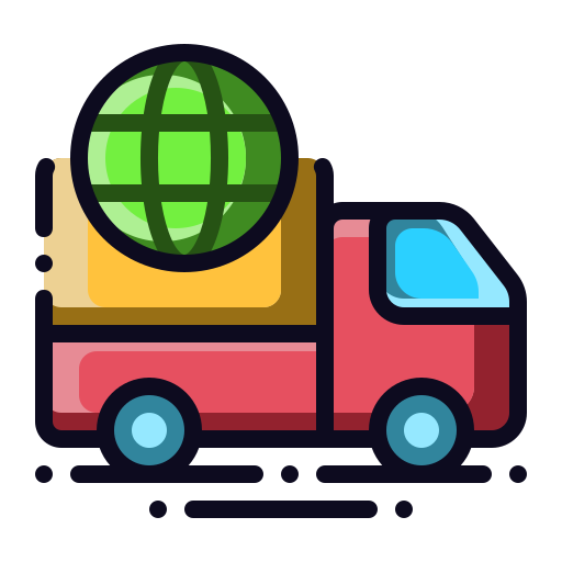 camión icono gratis