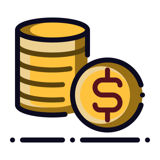 monedas icono gratis