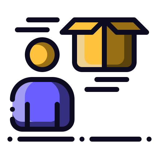 entrega icono gratis