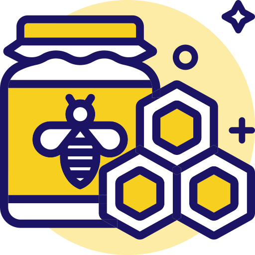 cera de abejas icono gratis