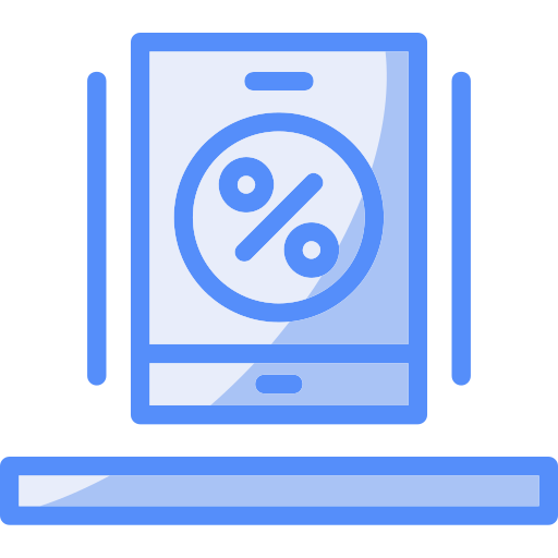 Percentage free icon