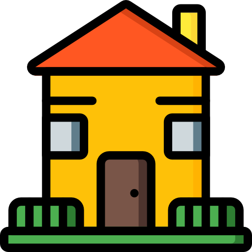 House Basic Miscellany Lineal Color icon