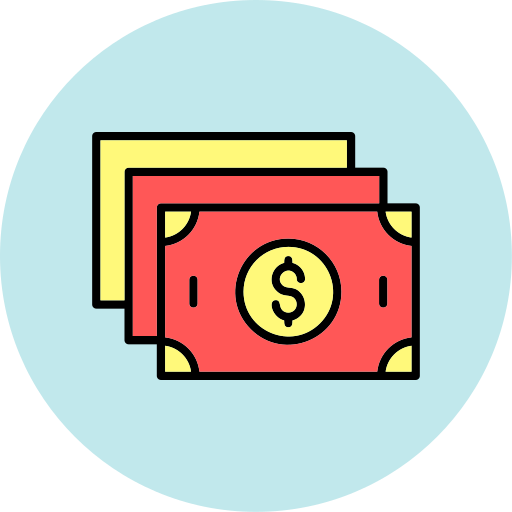 Dollar free icon
