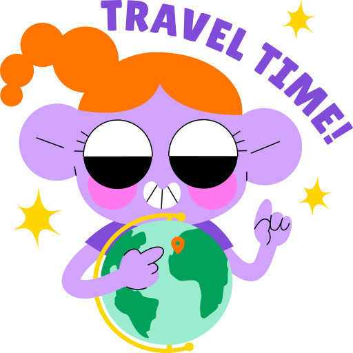 voyageur gratuit sticker