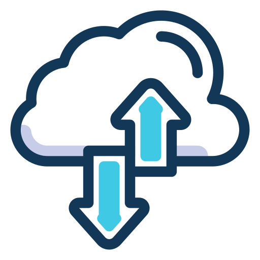 transferencia de datos icono gratis