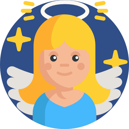 Angel Detailed Flat Circular Flat icon