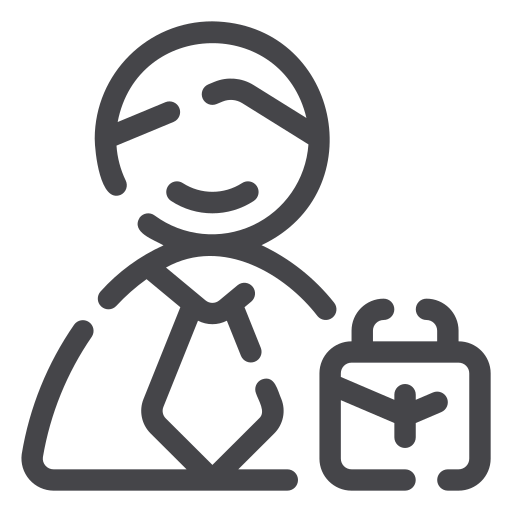 maletín icono gratis