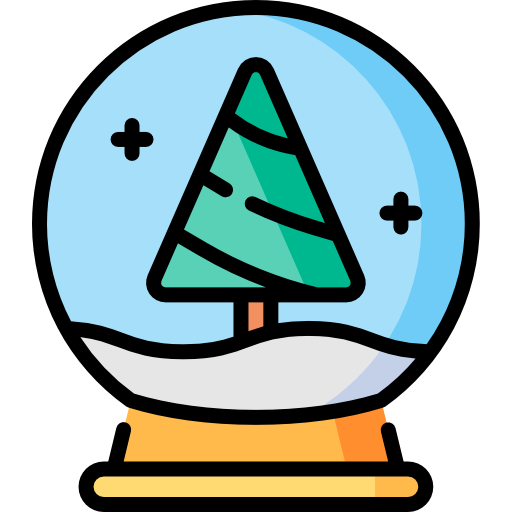 Snow globe Special Lineal color icon