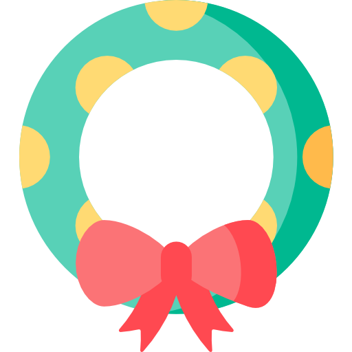 Christmas wreath Special Flat icon