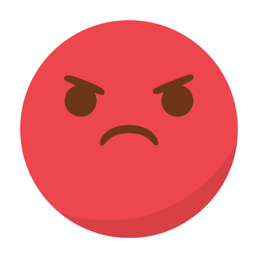 화난 무료 아이콘